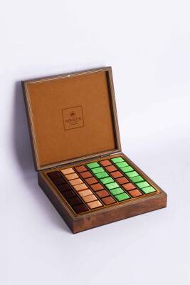 Hediyelik Ahşap Mozaik Desenli Kutu | 1.080 gr - 2