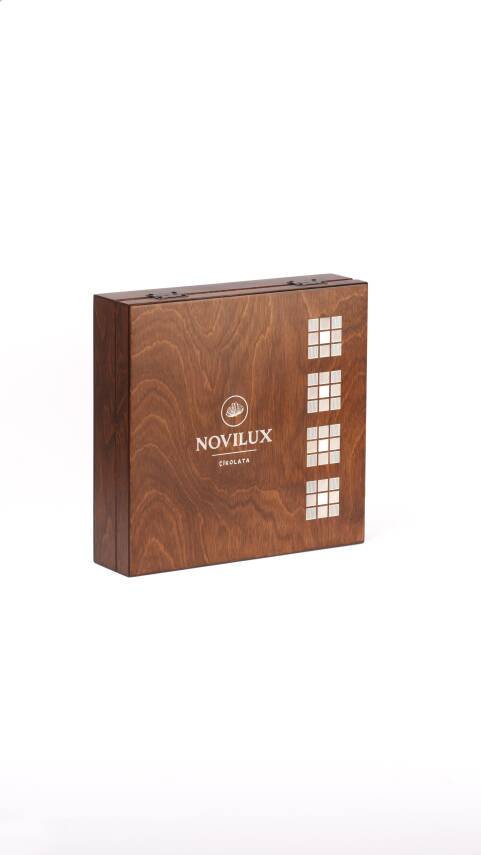 Hediyelik Ahşap Mozaik Desenli Kutu | 1.080 gr - 3