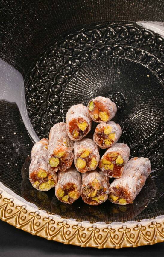 Antep Fıstıklı Portakallı Fitil Lokum | 1.000 gr - 4