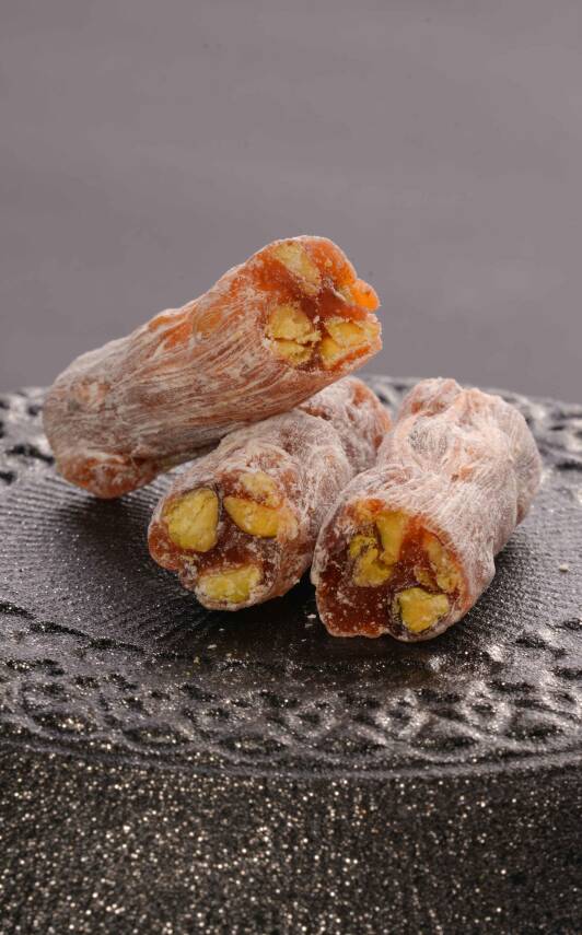 Antep Fıstıklı Portakallı Fitil Lokum | 1.000 gr - 1