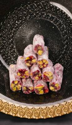 Antep Fıstıklı Narlı Fitil Lokum | 1.000 gr - 2