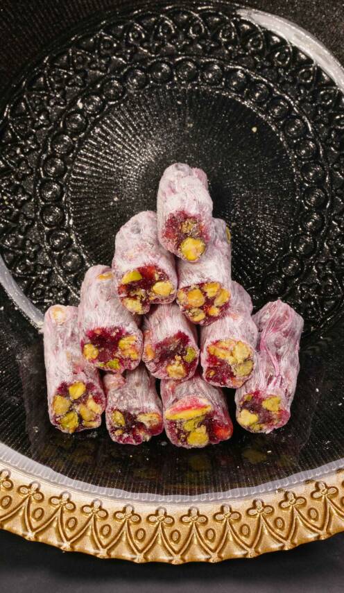 Antep Fıstıklı Narlı Fitil Lokum | 1.000 gr - 2